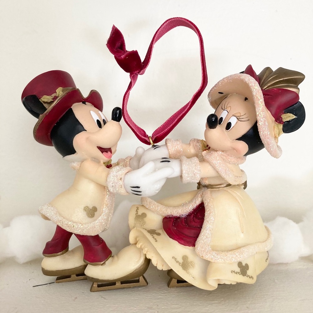 Disney Victorian Mickey and Minnie Ornament